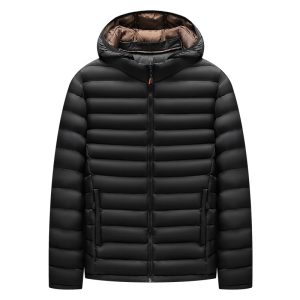 Men's Lightweight Down Cotton-padded Jacket Storage Rib Coat | ShopDecimals