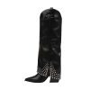 Women's Frosted Rivet Pantyhose Boots | ShopDecimals