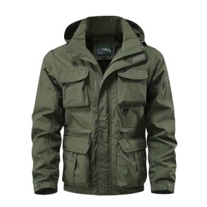 Outdoor Windproof Shell Loose Casual Multi-pocket Workwear Jacket | ShopDecimals