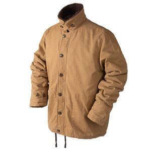 Deck Suit Navy Warm American Retro Lamb Wool Coat | ShopDecimals