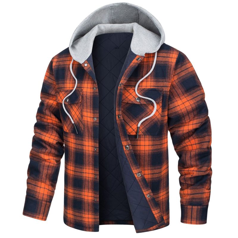 Hooded Thickened Warm And Loose Men's Jacket | ShopDecimals