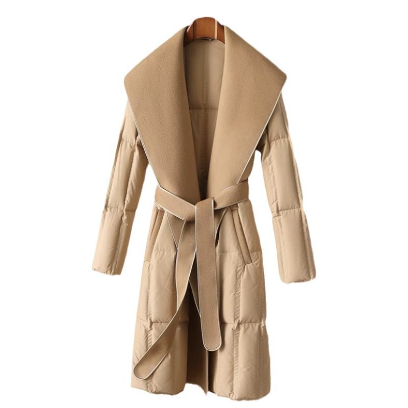 Fashion Women's White Duck Down Jacket Coat | ShopDecimals