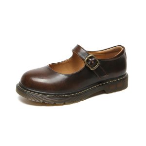 Spring And Autumn College Style Mary Jane Japanese Thin Shoes | ShopDecimals