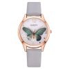 Gaiety Brand Women Watches Luxury Removable Rhinestone Butterfly Watches Ladies Leather Dress Wrist Watches | ShopDecimals
