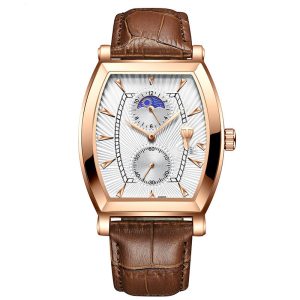Explosive Watch Six-Pin Barrel Rectangular Non-Mechanical Male Automatic Quartz Watch | ShopDecimals