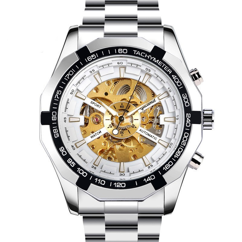 Business Fashion Watch Steel Belt Hollow | ShopDecimals