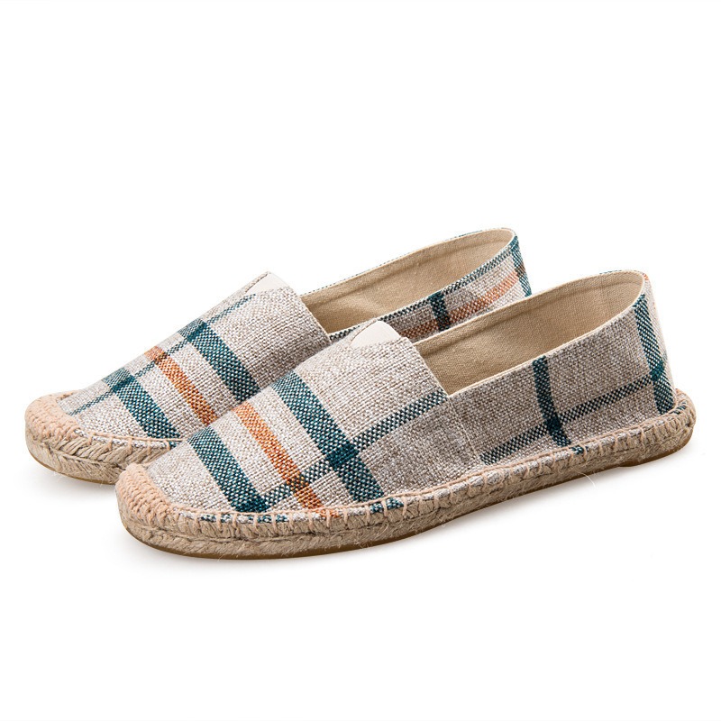 Summer Slip-on Fisherman Shoes Lazy Canvas Hemp Men | ShopDecimals
