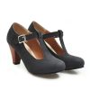 Women's Shoes Spring And Autumn Buckle T-strap | ShopDecimals
