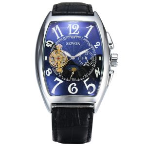 Si SEWOR Men Mechanical Watches Tourbillon Watch The Stars Through The End Of Full Automatic Mechanical Watches | ShopDecimals