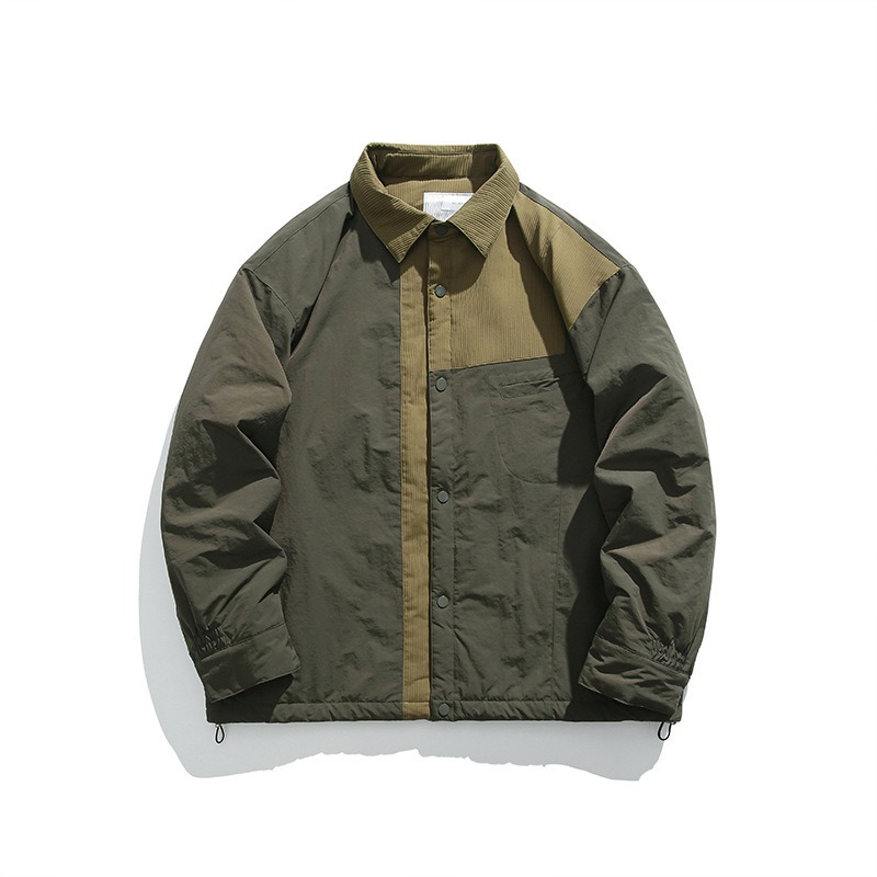 Lapel Warm Winter Personality Contrast Color Coat | ShopDecimals