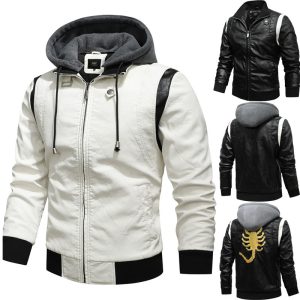 Men's Leather Jacket Large Size Boys PU Leather Jacket | ShopDecimals