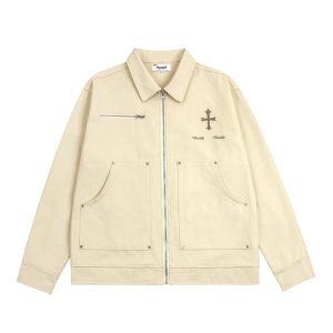 Trendy Punk Cross Special Jacket Coat For Men | ShopDecimals