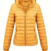 Women's Lightweight Hooded Winter Jacket Nylon Material | ShopDecimals