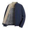 Administrative Leisure Business Spring And Autumn Men Stand-up Collar Jacket | ShopDecimals