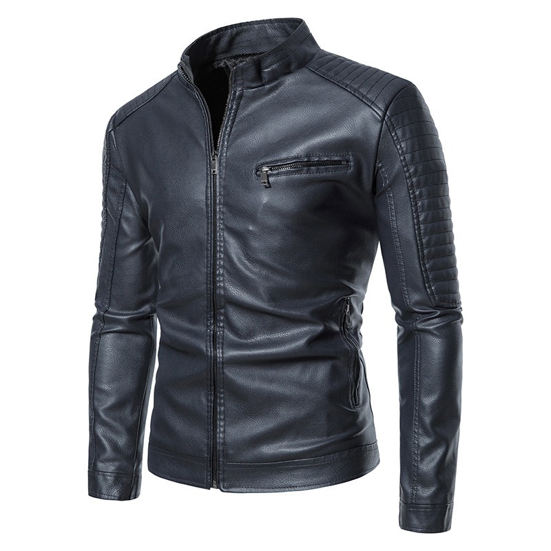 Coat Leather Jacket Men's Youth Motorcycle Slim Men's Leather Jacket | ShopDecimals
