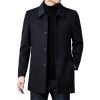 Men's Mid-length Double-sided Four-season Lapel Woolen Coat | ShopDecimals