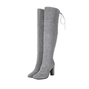 Over-the-knee Nightclub Knight 40-47 Large Size Boots | ShopDecimals