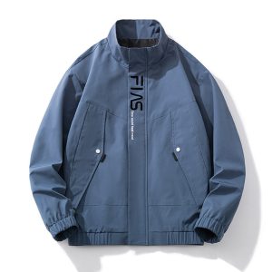Men's Spring And Autumn Stand Collar Retro Casual Jacket | ShopDecimals