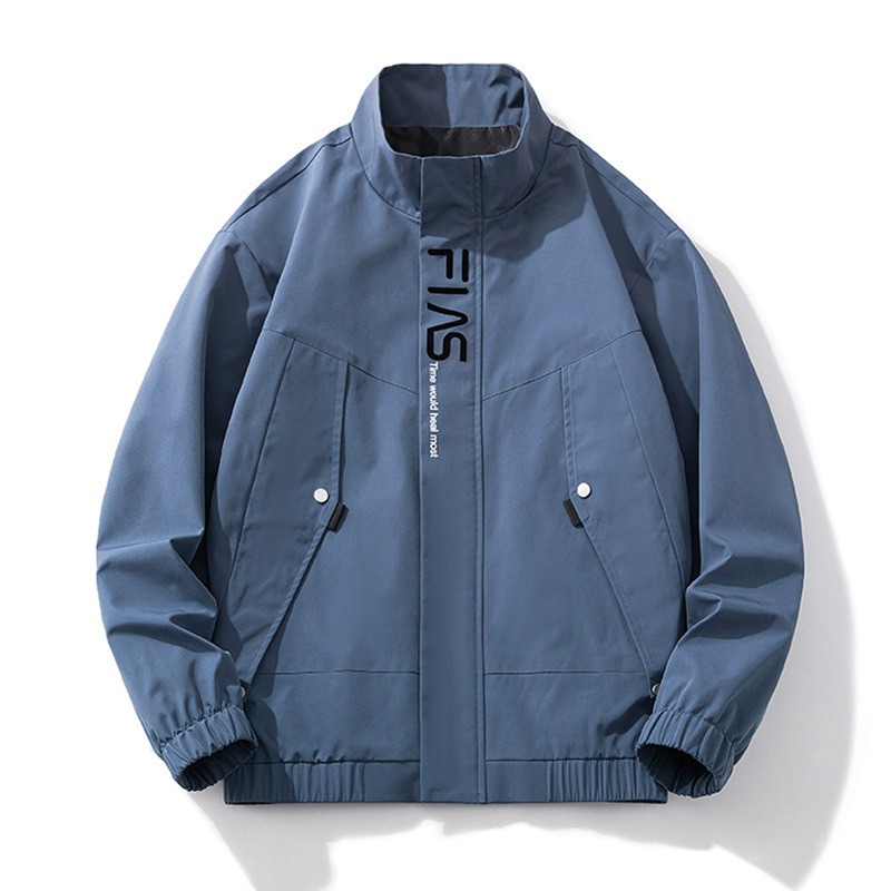 Men's Spring And Autumn Stand Collar Retro Casual Jacket | ShopDecimals