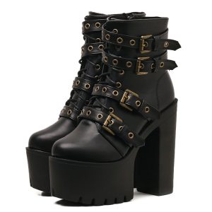 Autumn Winter Sexy Nightclub Platform Heel Boots | ShopDecimals