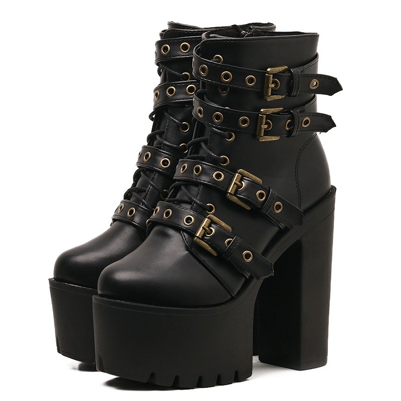 Autumn Winter Sexy Nightclub Platform Heel Boots | ShopDecimals