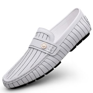 Breathable British Style Black Men's Casual Leather Shoes | ShopDecimals