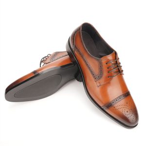 Men's Leather Shoes Brogue Engraved Business Suit |  ShopDecimals
