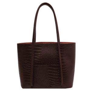 Retro Large Capacity Commuter Tote Handbag | ShopDecimals