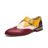 Men's Color-blocking Leather Shoes Fashion Trend | ShopDecimals