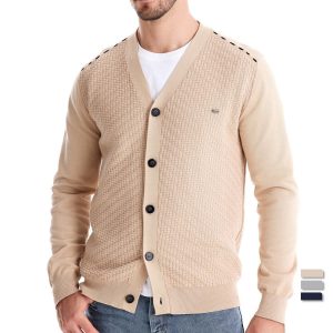 Men's V-neck European And American Coat Cardigan Slim Fit Sweater | ShopDecimals