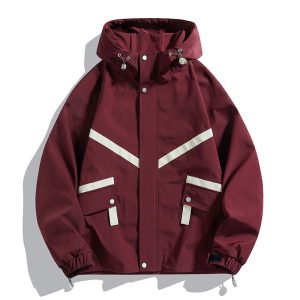 Hooded Jacket Waterproof Fashionable Jacket Outdoor Leisure Couple's Tops | ShopDecimals