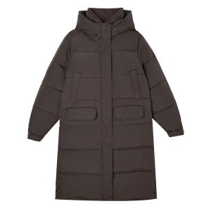 Women's Cotton-padded Long Over-the-knee Loose Thick Cotton Coat | ShopDecimals