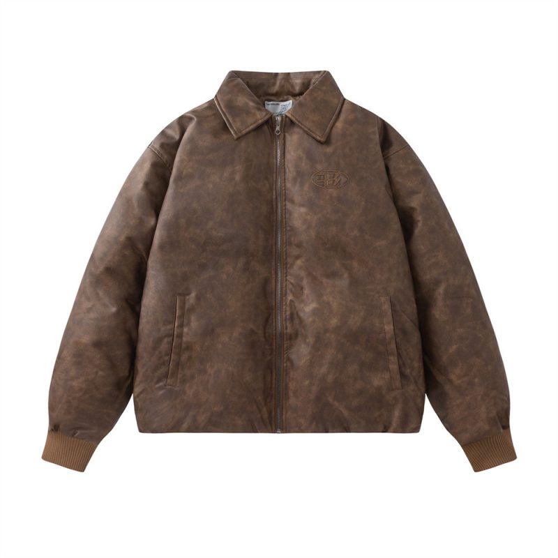 Rock Thickened PU Leather Jacket Men | ShopDecimals