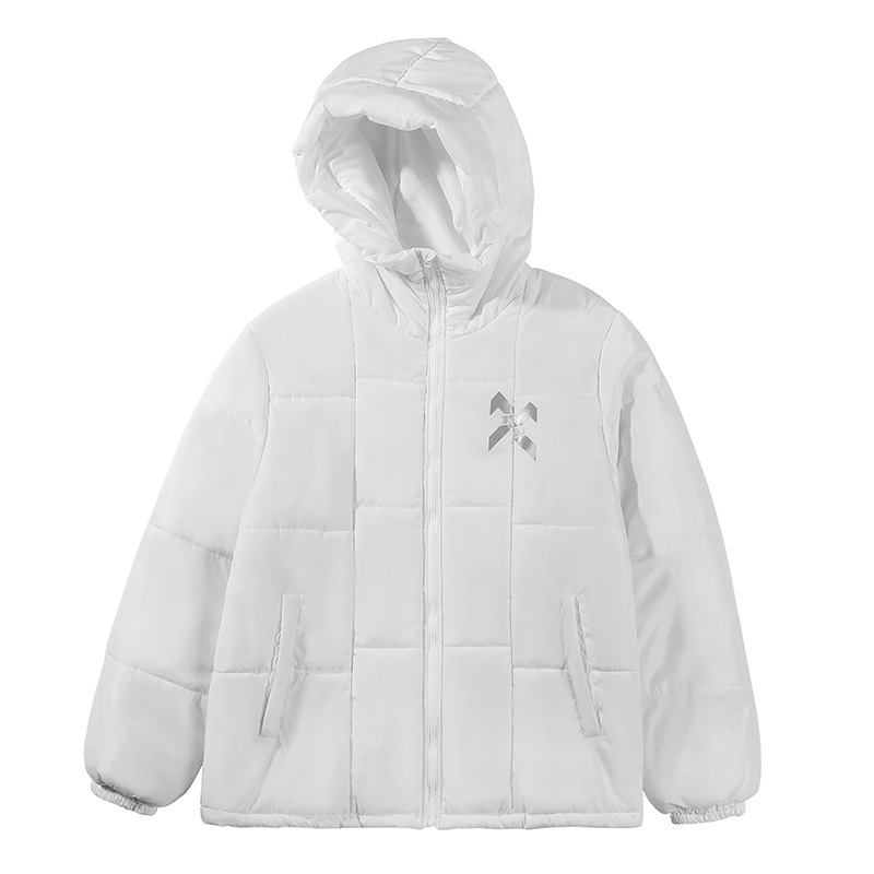 Male Loose Thickened Personality Trend Line Solid Color Cotton Jacket