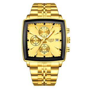Business Personality Large Dial Square Watch Men | ShopDecimals