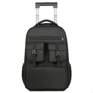 Airbag Multifunctional Expandable Trolley Backpack Men | ShopDecimals