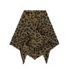 European And American Autumn and Winter Double-sided Leopard Print Triangle Shawl Scarf | ShopDecimals