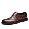 Men's Carving Brogue Business Formal Wear Leather Shoes | ShopDecimals