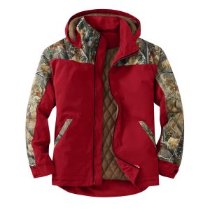 European And American Printed Thickened Men's Zippered Hooded Cotton Coat | ShopDecimals