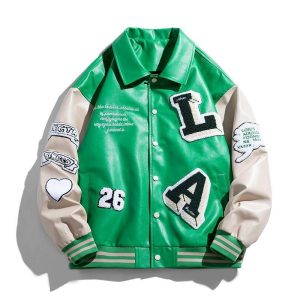 Men's Lapel PU Leather Jacket | ShopDecimals