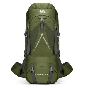 Outdoor Hiking Bag 60L Large Capacity Nylon Travel Camping Hiking Backpack | ShopDecimals