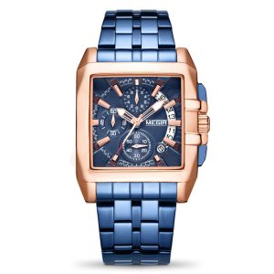 Business Men's Watch Trend Chronograph Steel Band Cross-Border Quartz Men's Watch 2018G | ShopDecimals