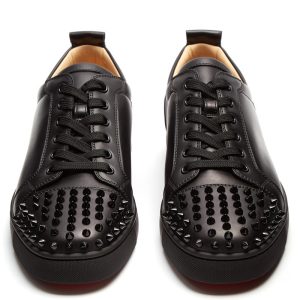 Casual Lace-Up Studded Leather Flat Shoes | ShopDecimals