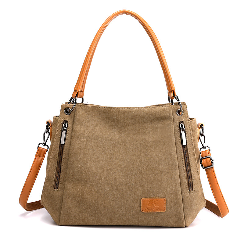 Canvas Bag Female Retro Literature and Art Big Bag | ShopDecimals
