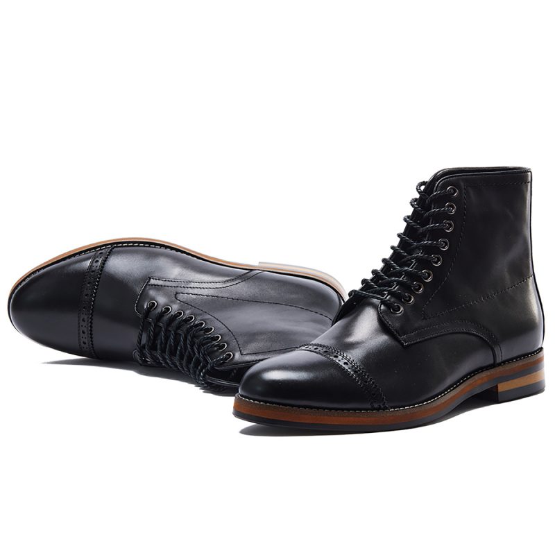 Brown High Street Mid-Top Martin Boots Men | ShopDecimals