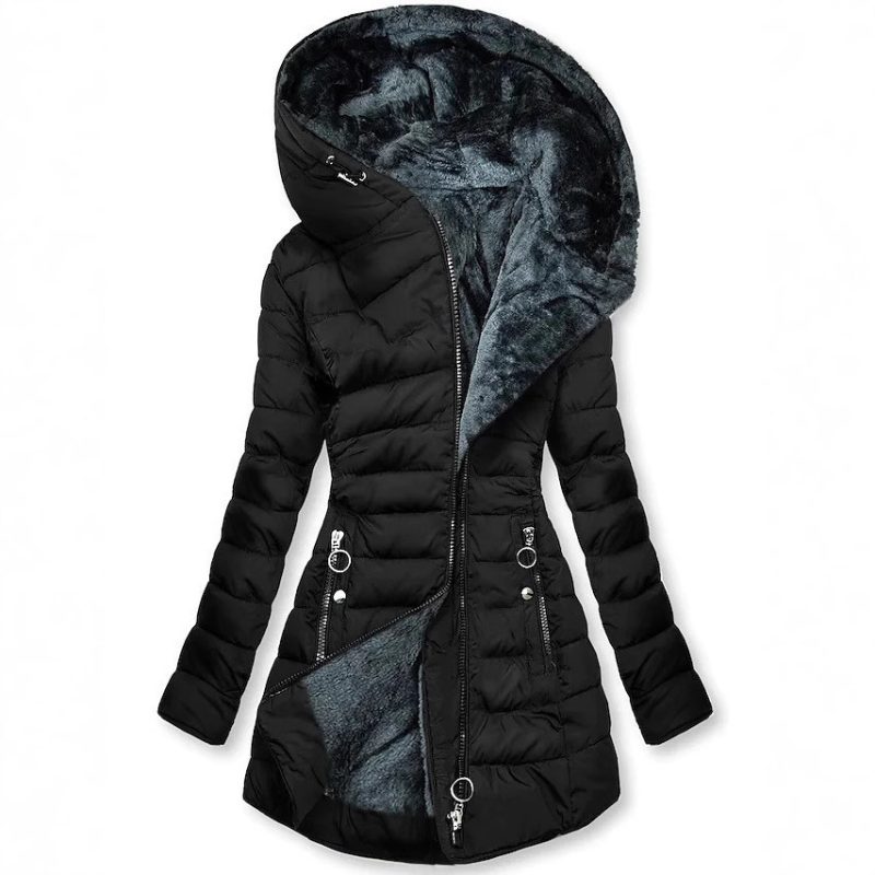 Slim-fit Cotton-padded Jacket Coat Hooded | ShopDecimals