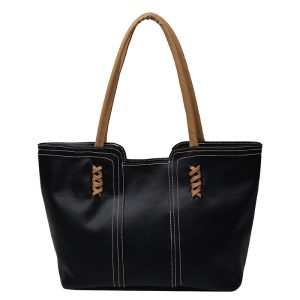 Trendy Fashion Simple Commuter Bag Western Style Tote Bag | ShopDecimals