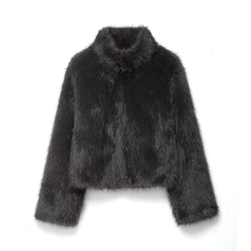 Winter Artificial Fur Effect Coat | ShopDecimals