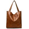 Retro Oil Wax Skin Simple All-match Commute Women's Shoulder Bag | ShopDecimals