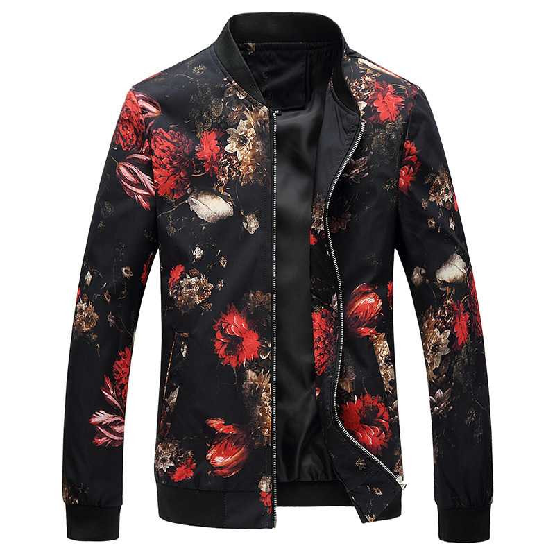 Floral Design Men's Jacket | ShopDecimals